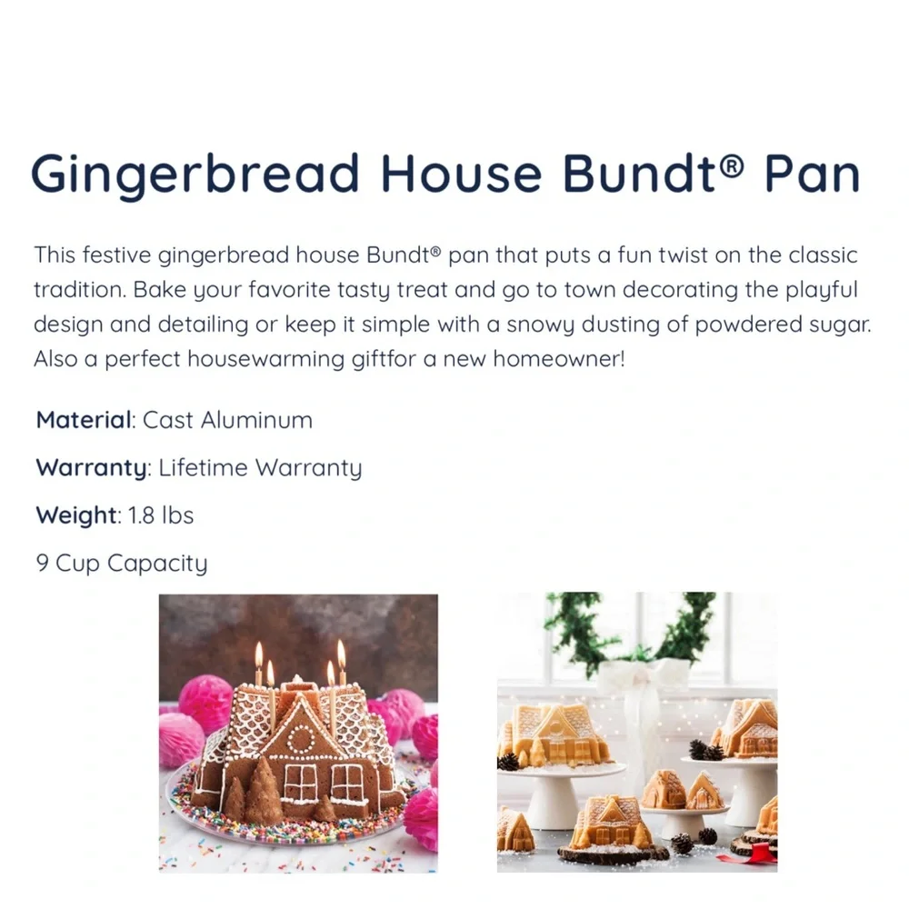 Nordic Ware Gingerbread Bundt Pan